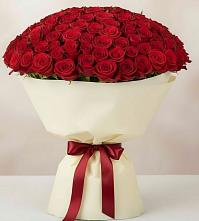 Букет 101 Красная роза Милано #REPLACE_PRED# Верхнем Любаже