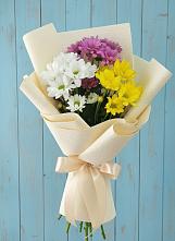 Букет цветов из:  Хризантемы #REPLACE_PRED# Верхнем Любаже