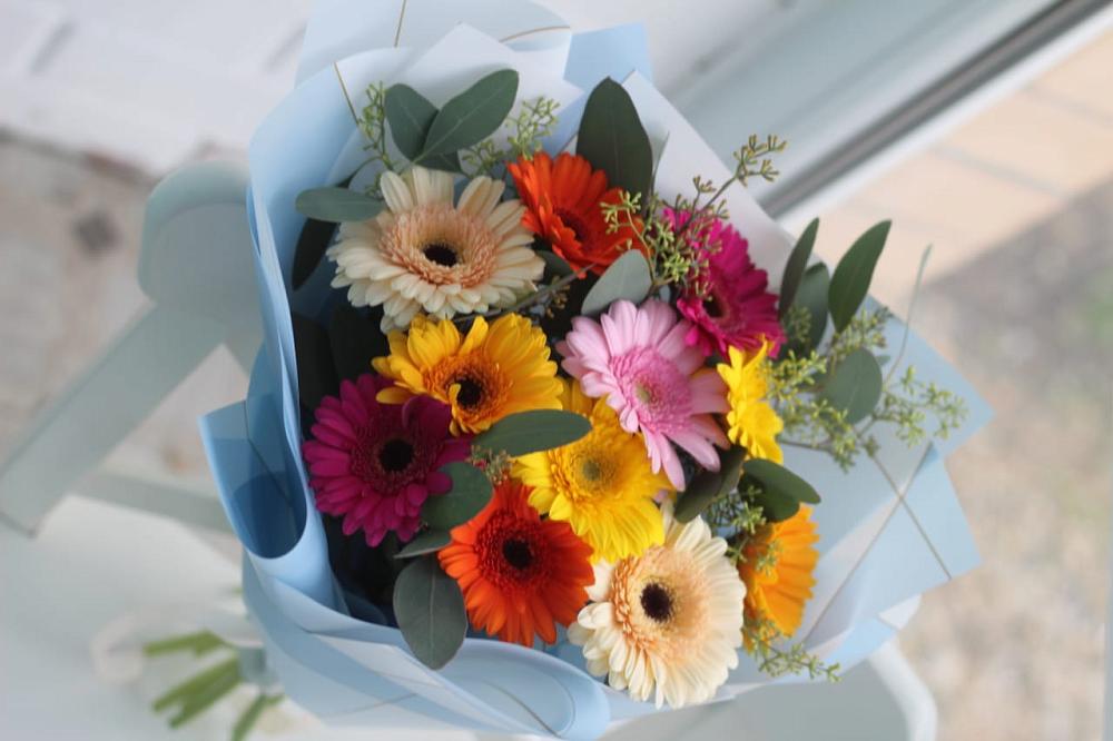 Букет цветов из: Герберы в Верхнем Любаже