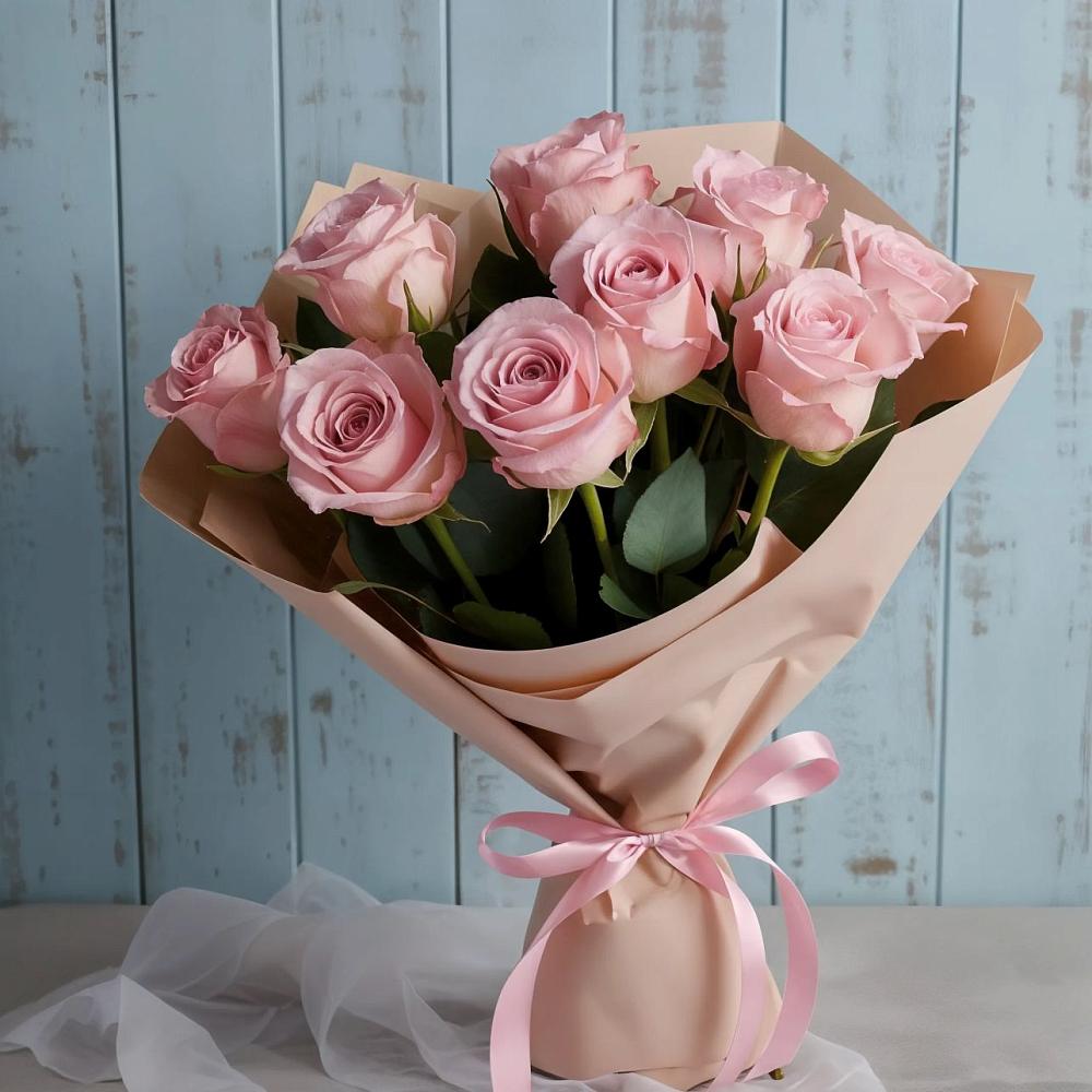 Букет цветов из: Розы в Верхнем Любаже