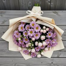 Букет цветов из:  Розы и Хризантемы в Верхнем Любаже