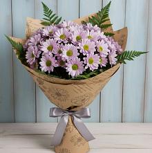 Букет цветов из:  Хризантемы в Верхнем Любаже