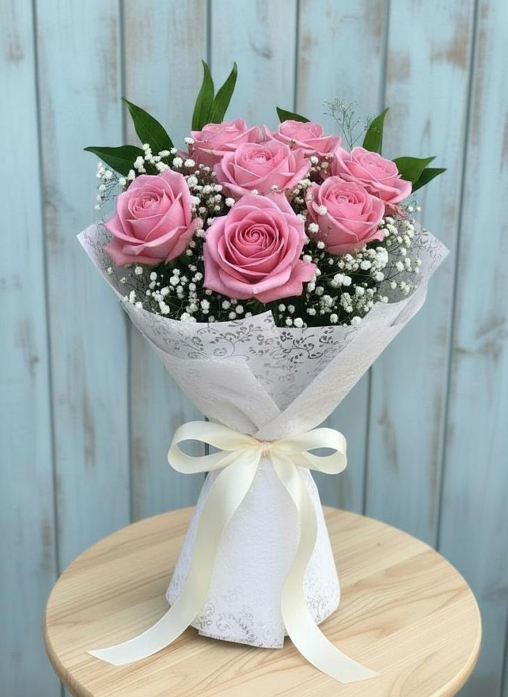 Букет цветов из: Розы в Верхнем Любаже
