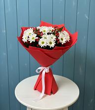 Букет цветов из:  Хризантемы в Верхнем Любаже