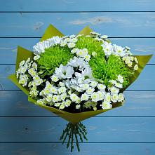 Букет цветов из:  Хризантемы #REPLACE_PRED# Верхнем Любаже