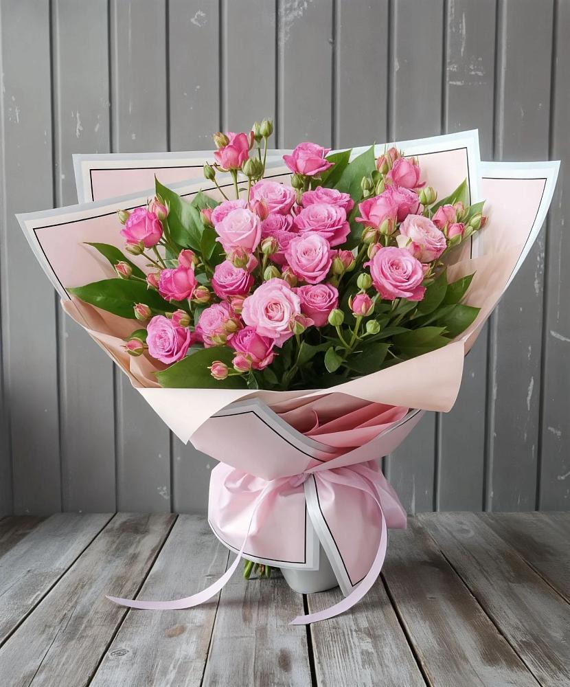 Букет Розовый кустик в Верхнем Любаже