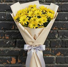 Букет цветов из:  Хризантемы в Верхнем Любаже