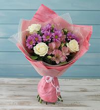 Букет цветов из:  Герберы в Верхнем Любаже