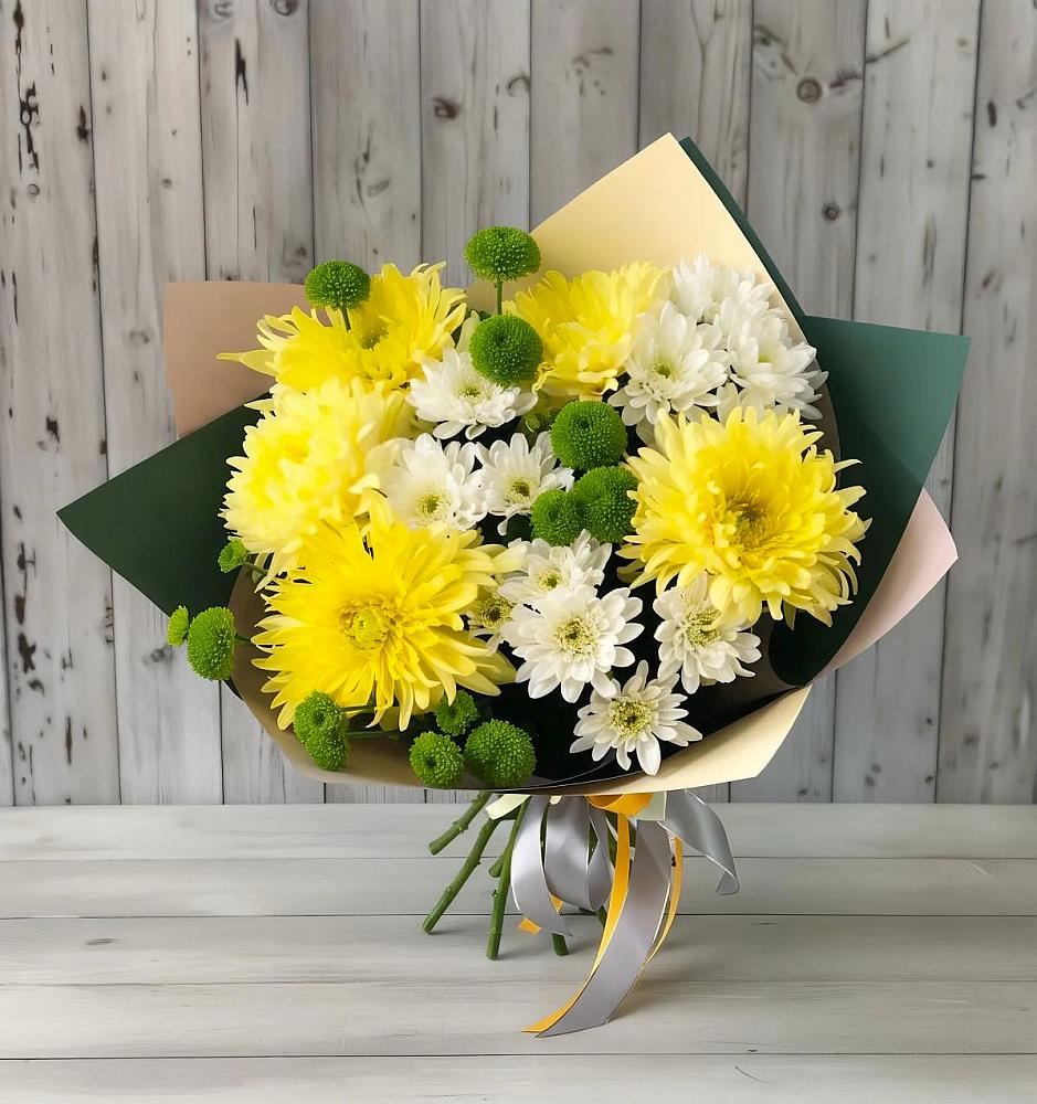 Букет цветов из: Хризантемы в Верхнем Любаже