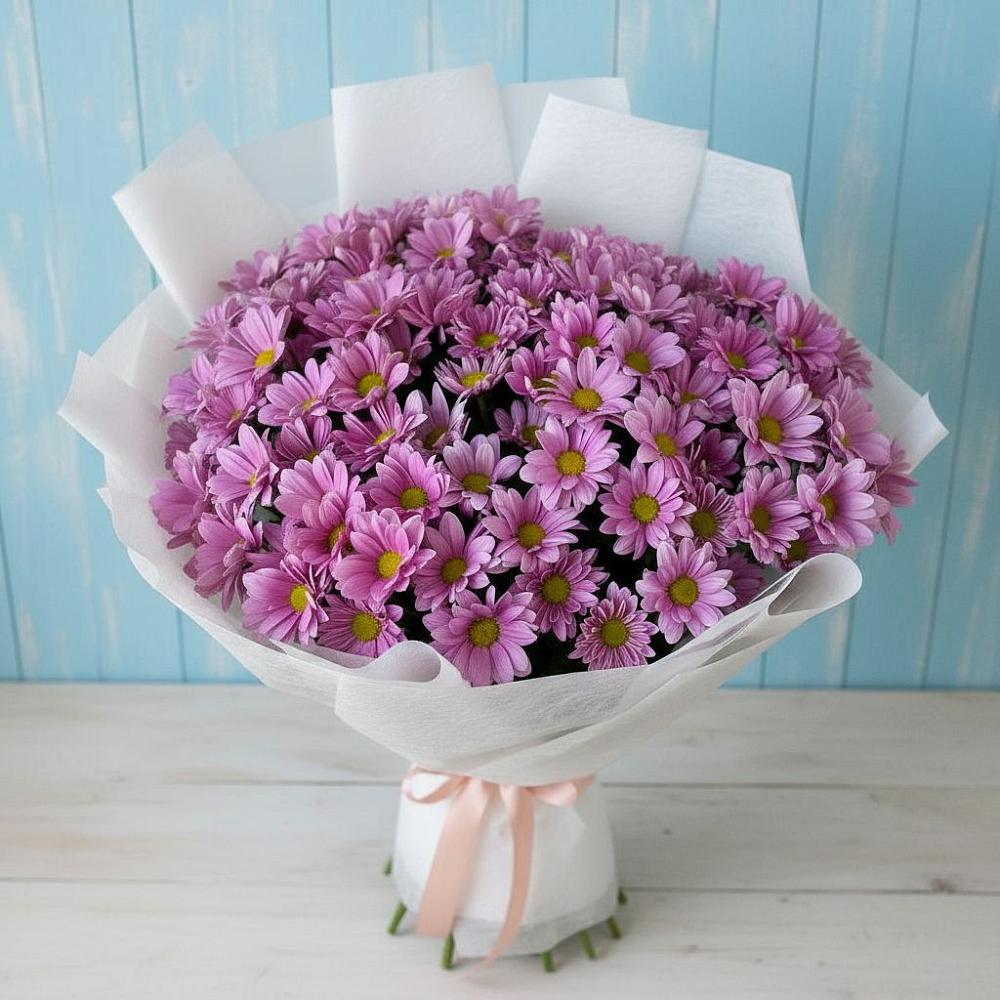 Букет цветов из: Хризантемы в Верхнем Любаже