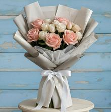 Букет цветов из:  Розы #REPLACE_PRED# Верхнем Любаже