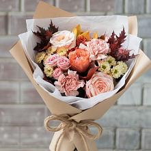 Букет цветов из:  Гвоздики, Хризантемы и Розы #REPLACE_PRED# Верхнем Любаже