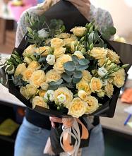 Букет цветов из:  Розы и Лизиантусы #REPLACE_PRED# Верхнем Любаже