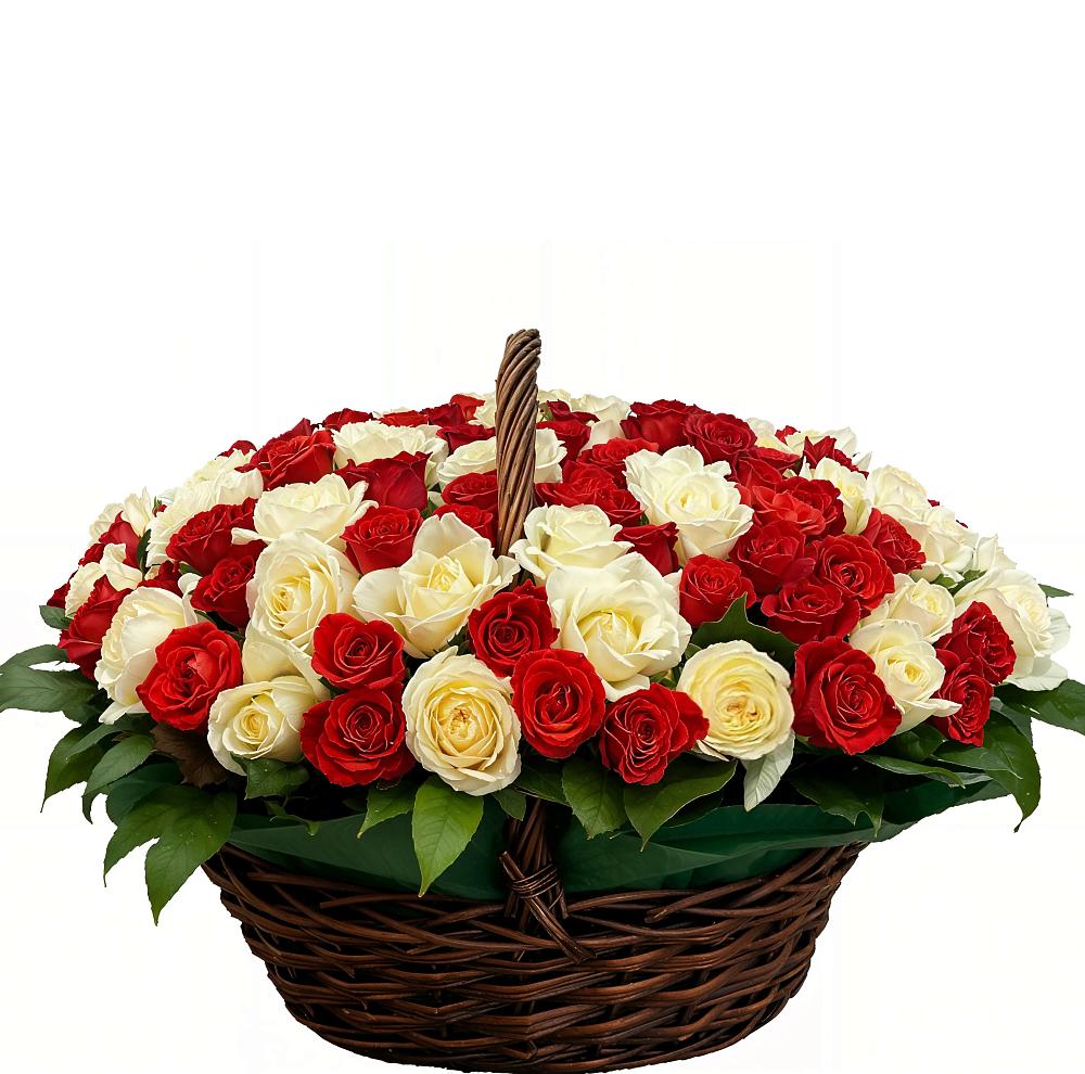 Премиум букет из: Розы в Верхнем Любаже