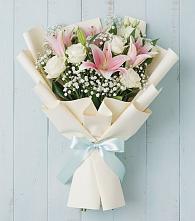 Букет цветов из:  Лилии #REPLACE_PRED# Верхнем Любаже