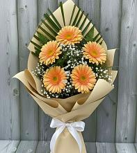 Букет цветов из:  Герберы #REPLACE_PRED# Верхнем Любаже
